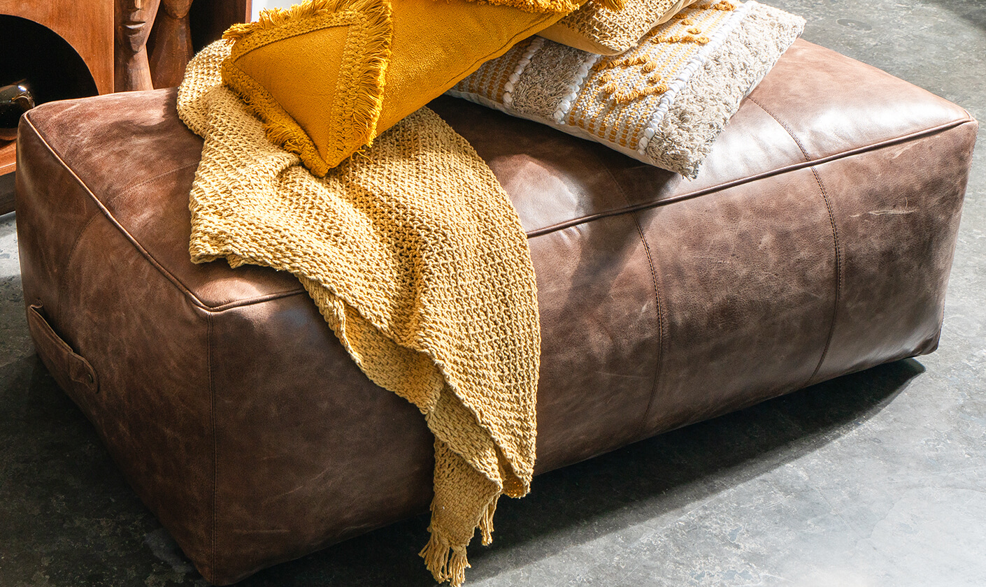 Versatile poufs that offer both style and functionality, perfect for any space.